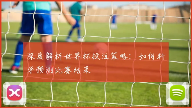 深度解析世界杯投注策略：如何科学预测比赛结果